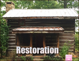Historic Log Cabin Restoration  Dougherty County, Georgia